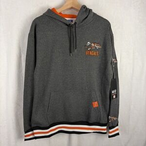 Cincinnati Bengals NFL Team Pullover Hoodie Retro Logo Size Small NWT